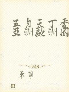 五月天丁香婷婷亚洲欧洲国产封面