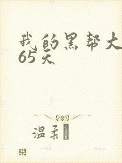 我的黑帮大佬365天