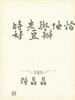 时光与他恰是正好 豆瓣封面