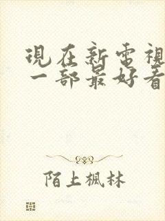 现在新电视剧哪一部最好看