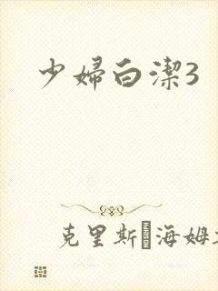 少妇白洁3