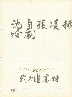 沈月张凌赫拍的啥剧