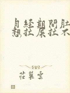 月经期间肚子疼想拉屎拉不出来