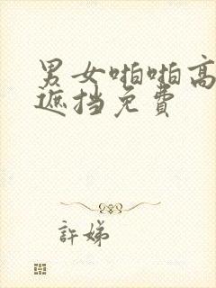 男女啪啪高潮无遮挡免费