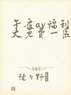 午夜av福利粗大免费一区