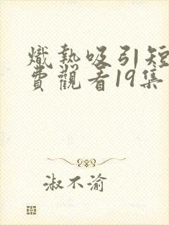 炽热吸引短剧免费观看19集