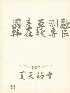 国产亚洲欧美日韩在线专区