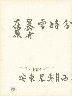 在暴雪时分小说原著