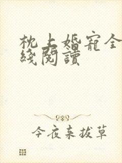 枕上婚宠全文在线阅读封面