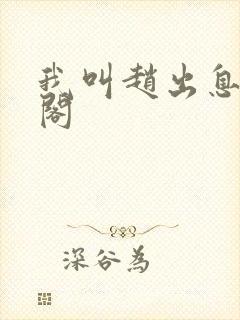 我叫赵出息笔趣阁