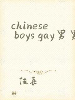 chinese boys gay男男搞基视频网站