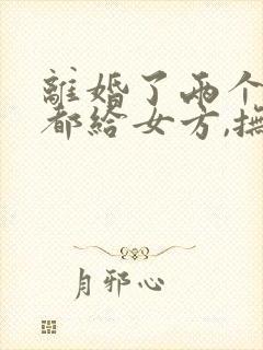 离婚了两个孩子都给女方,抚养费要给多少