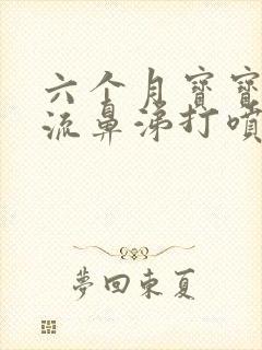 六个月宝宝咳嗽流鼻涕打喷嚏怎么办