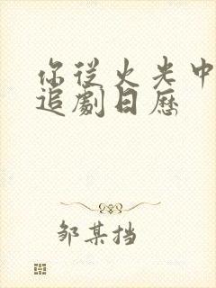 你从火光中走来追剧日历