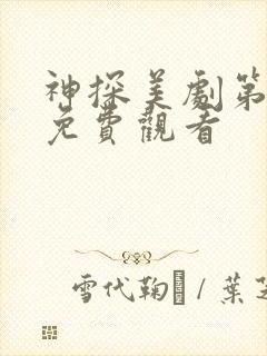 神探美剧第一季免费观看