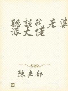 听说我老婆是反派大佬