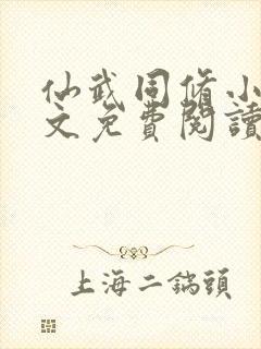 仙武同修小说全文免费阅读封面