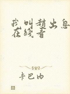 我叫赵出息免费在线看封面