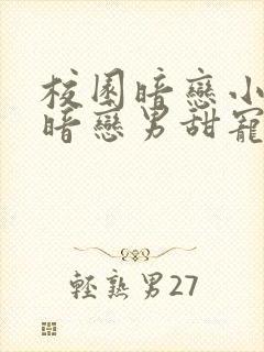 校园暗恋小说女暗恋男甜宠文