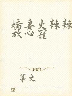 娇妻火辣辣帝少放心宠