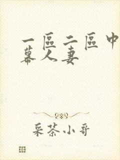 一区二区中文字幕人妻封面