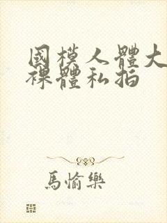 国模人体大尺度裸体私拍封面