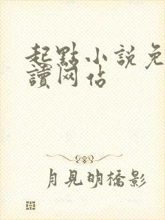 起点小说免费阅读网站