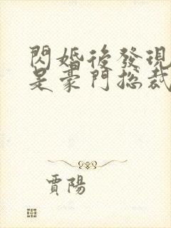 闪婚后发现老公是豪门总裁 全本