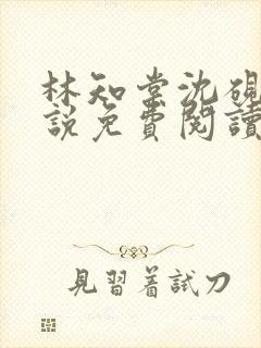 林知棠沈砚清小说免费阅读最新章节封面