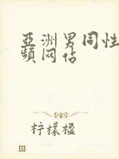 亚洲男同性恋视频网站封面