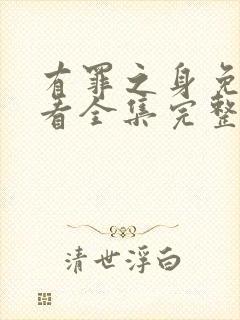 有罪之身免费观看全集完整版