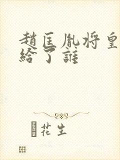 赵匡胤将皇位传给了谁