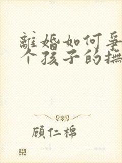 离婚如何争取两个孩子的抚养权