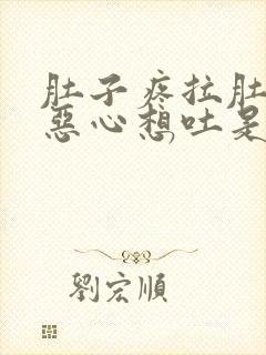 肚子疼拉肚头晕恶心想吐是怎么回事