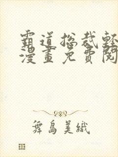 霸道总裁轻点爱漫画免费阅读下拉式封面