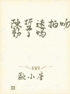 陈哲远拍吻戏心动了吗