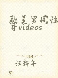 欧美男同性恋帅哥videos
