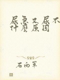 尿急又尿不出是什么原因