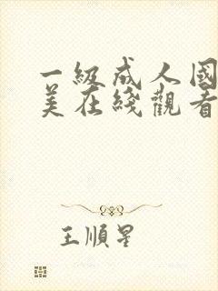 一级成人国产欧美在线观看