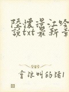 陆怀璟江吟晚小说txt最新章节