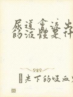 尿道会流出黄色的液体是什么