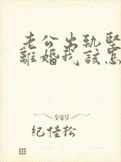 老公出轨坚决要离婚我该怎么办封面