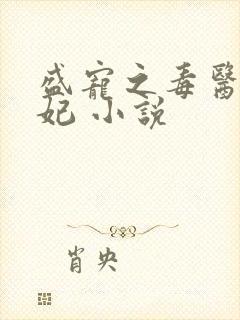 盛宠之毒医世子妃 小说封面