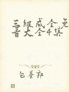 三级成全免费观看大全4集