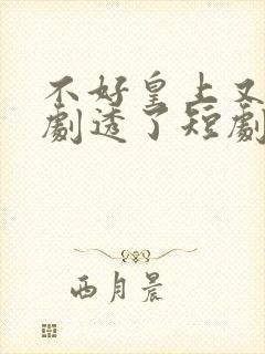 不好皇上又被我剧透了短剧