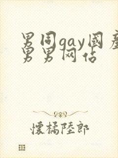 男同gay国产男男网站