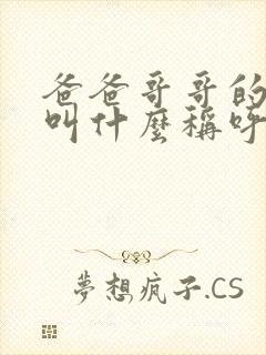 爸爸哥哥的女儿叫什么称呼