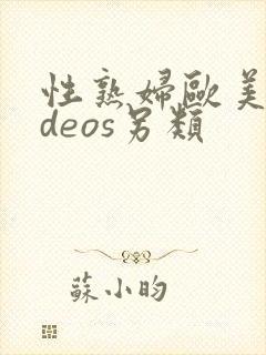 性熟妇欧美videos另类