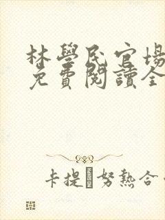 林学民官场小说免费阅读全文下载