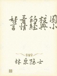 好看的校园小说言情经典小说封面